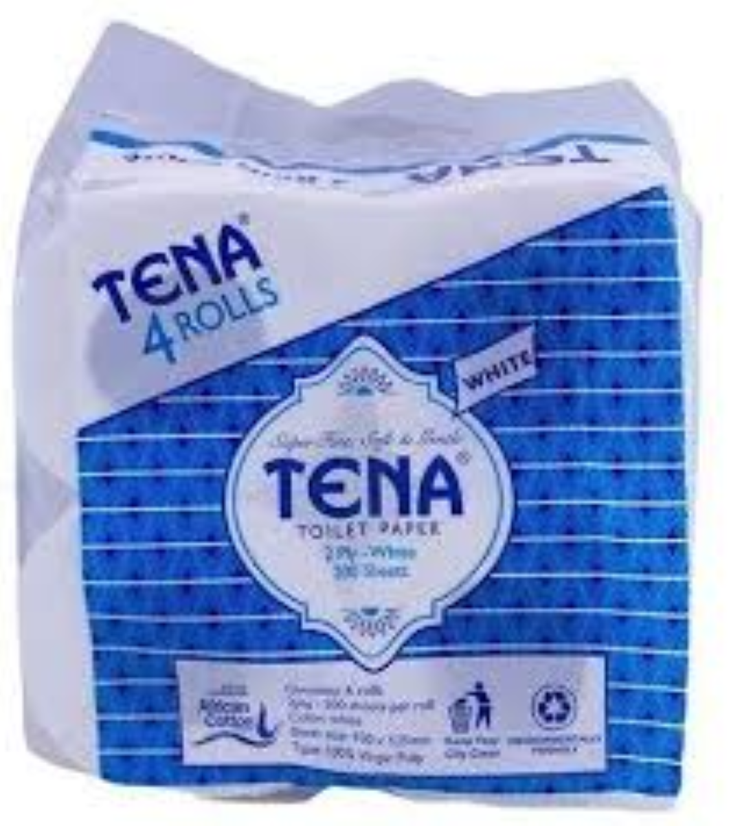 TENA TOILET ROLLS 3PLY WHITE 04S
